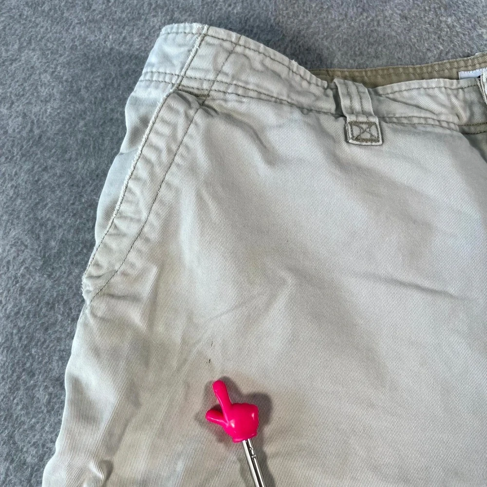Old Navy Cargo Shorts Mens 36 Beige Cotton Casual Utility Pockets Outdoor Hiking